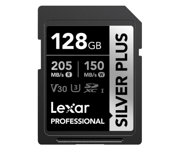 Lexar 128GB Silver Plus SDXC UHS-I U3 V30 - 1292542 - zdjęcie